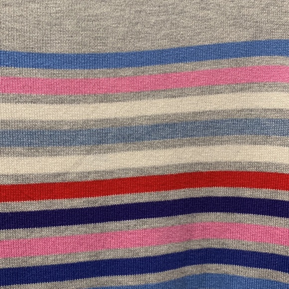 Talbots Petites MULTI-STRIPE SIDE-BUTTON
SWEATER  Size Large p - Picture 4 of 8